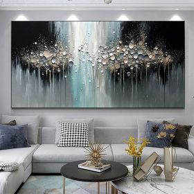 Handmade Oil Painting Abstract Texture Oil Painting On Canvas Large Wall Art Original White Painting Minimalist Art Custom Painting Modern Living (style: 01, size: 40x80cm)